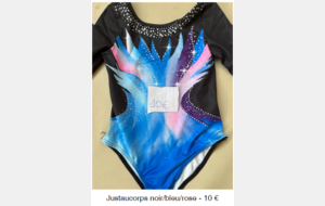 JUSTAU NOIR/BLEU/ROSE - MANCHES LONGUES