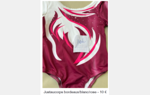 JUSTAU BORDEAU/BLANC/ROSE - MANCHES LONGUES