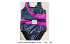 JUSTAU BRILLANT FUSCHIA/NOIR