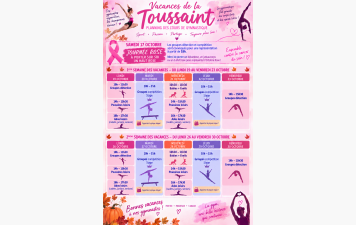 PLANNING VACANCES TOUSSAINT